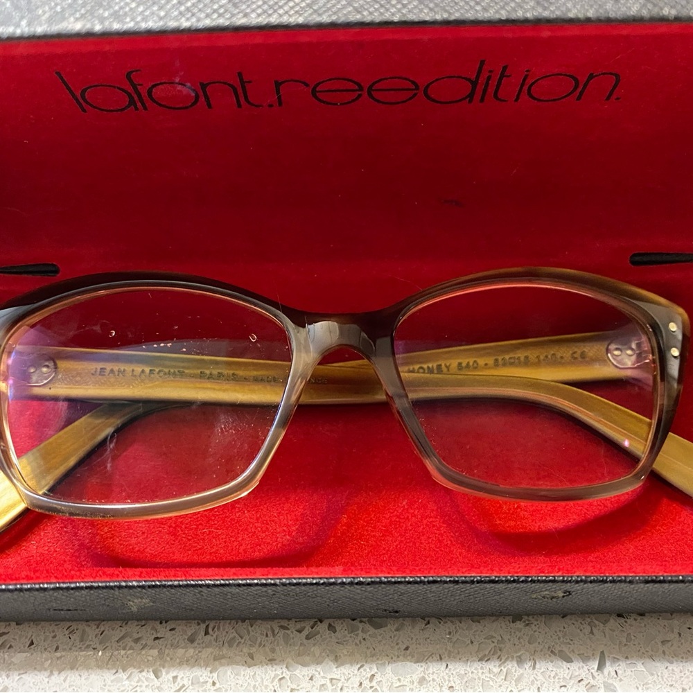 Lafont reedition cat eye glasses